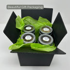 magnetic spice jars in the gift packaging