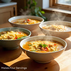 Homemade Chicken Noodles Soup Mix, Family Favorite Comfort Food, Easy Meal Prep Dinner, Quick Healthy Gift Busy Moms, Easy Cook, Fast Meal