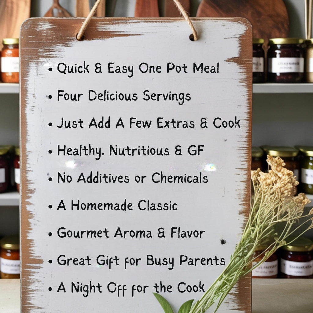 Homemade French Onion Soup Mix, Easy Low Sodium Gluten Free Comfort Food, Healthy Weeknight Dinner, Quick Prep Gift for Soup Lovers, GF