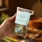 Homemade Pasta Fagioli Soup Mix, Easy Vegan Crockpot Meal, Low Sodium One-Pot Dinner, Comfort Food Gift, Slow Cooker Dinner, Gift for GF