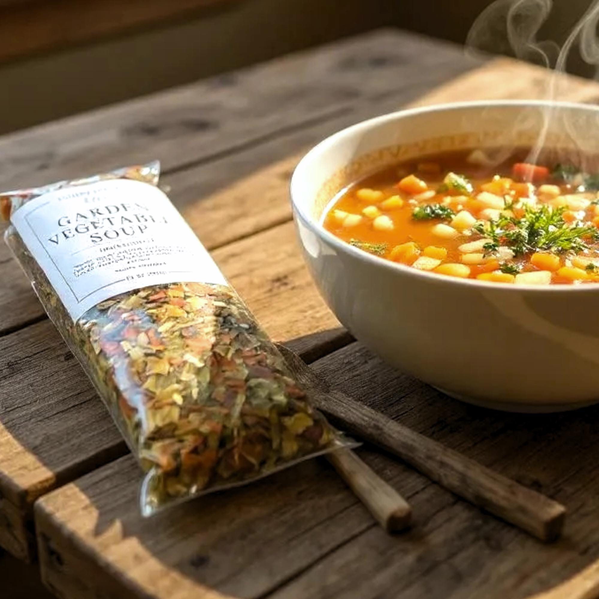 Vegetable Soup Mix, Garden Vegetable Stovetop Slow Cooker, Vegan Vegetarian Easy Meal, Low Sodium One-Pot Comfort Food, Healthy Dinner, Gift