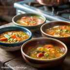 Vegetable Soup Mix, Garden Vegetable Stovetop Slow Cooker, Vegan Vegetarian Easy Meal, Low Sodium One-Pot Comfort Food, Healthy Dinner, Gift