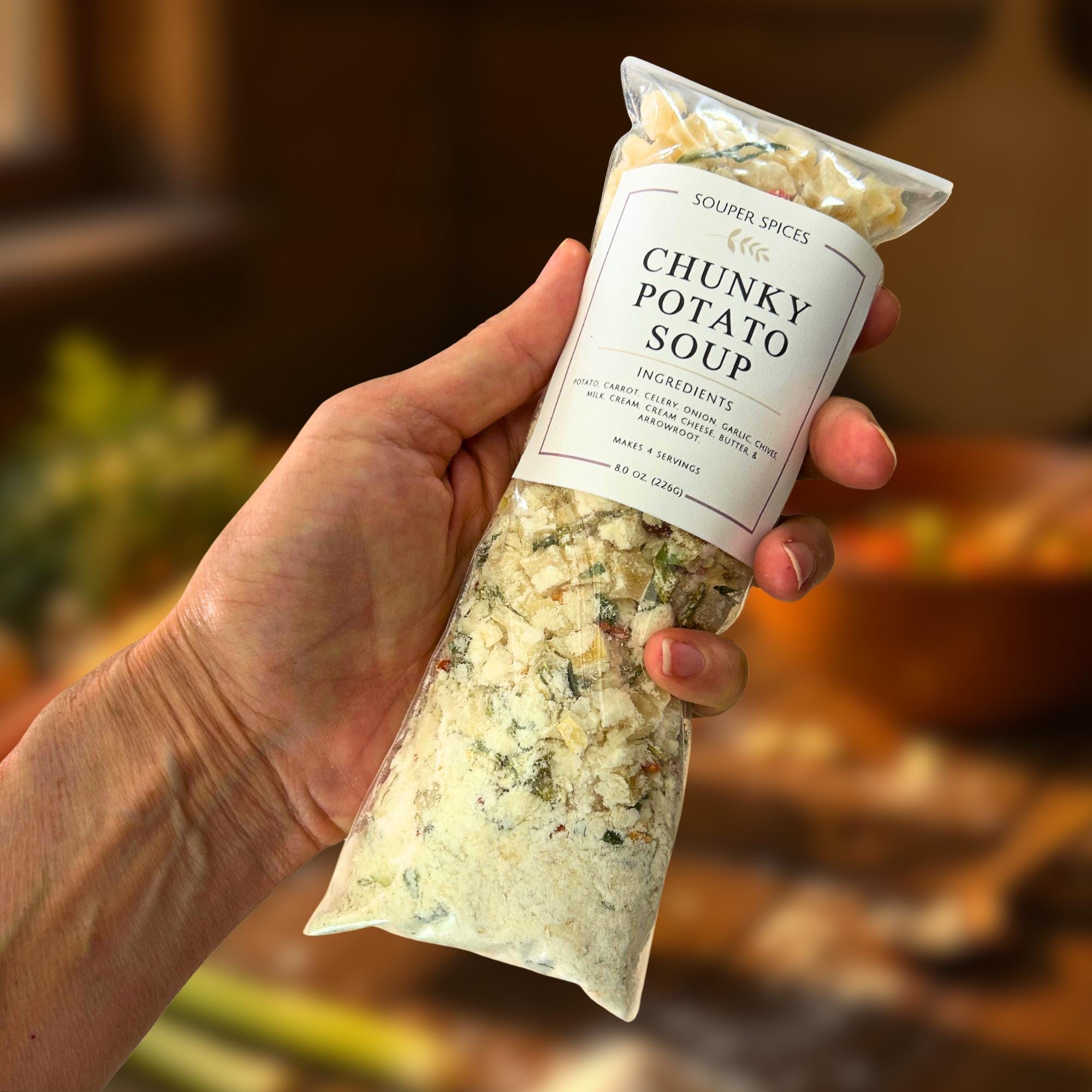 Homemade Chunky Potato Soup Mix, Healthy Easy Family Dinner, Comfort Food Meal Prep, Quick Stovetop Meal, Great Gift Idea, Gluten Free Food