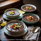 Gluten Free Homemade Soup Gift Basket | Gluten-Free Meals, GF Gourmet Dinners Gluten Intolerant Wheat-Free Easy Meal Prep Delicious & Tasty