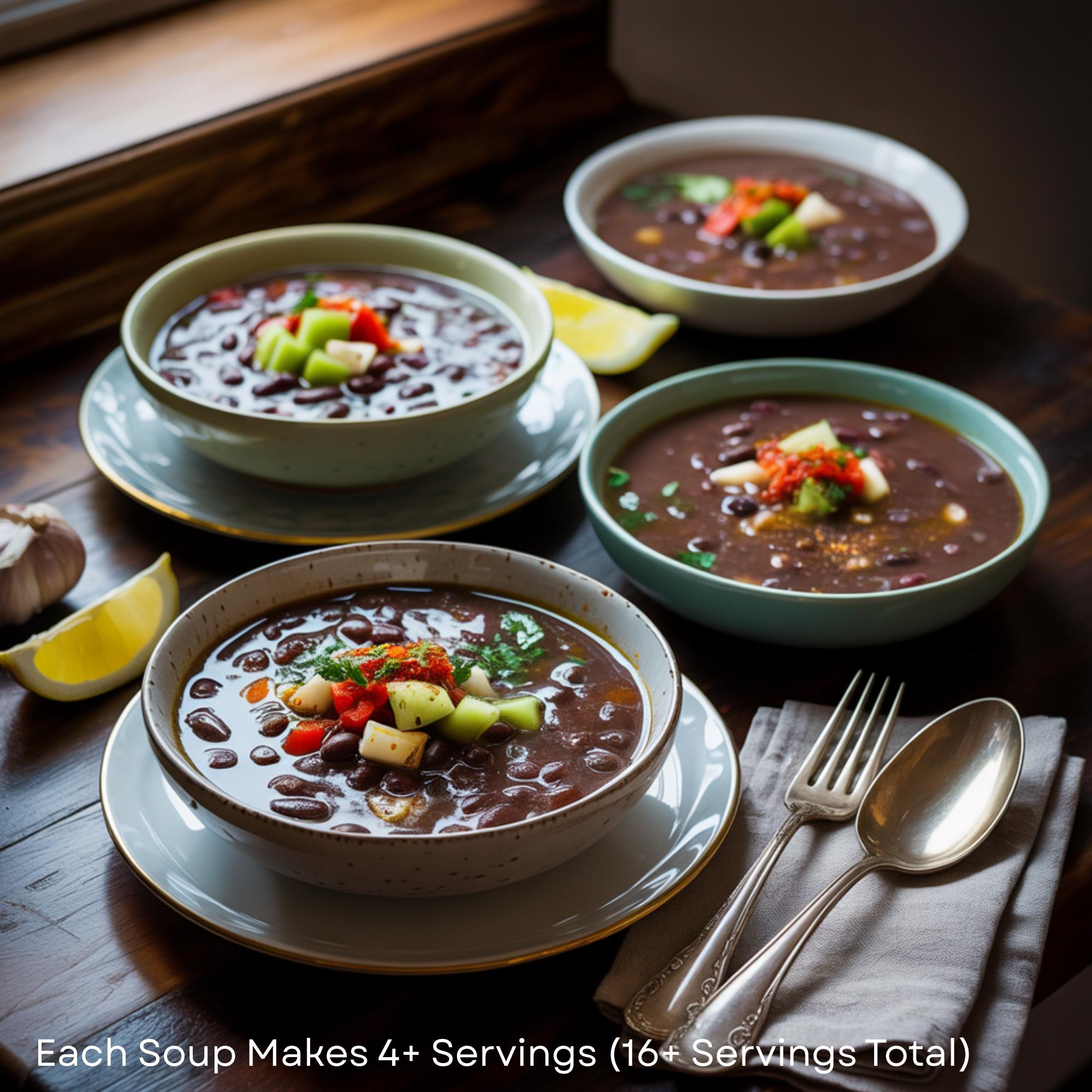 Gluten Free Homemade Soup Gift Basket | Gluten-Free Meals, GF Gourmet Dinners Gluten Intolerant Wheat-Free Easy Meal Prep Delicious & Tasty