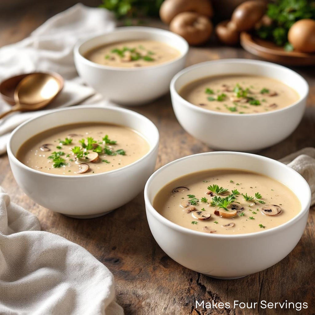 Homemade Cream Mushroom Soup Mix, Healthy Easy Family Dinner, Just Add Stock Meal Prep, Ready to Eat Comfort Food, Easy Cook, Gluten Free