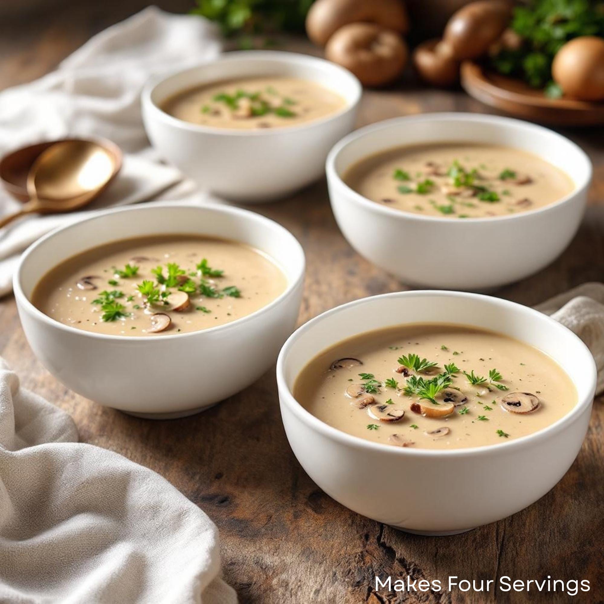 Homemade Cream Mushroom Soup Mix, Healthy Easy Family Dinner, Just Add Stock Meal Prep, Ready to Eat Comfort Food, Easy Cook, Gluten Free