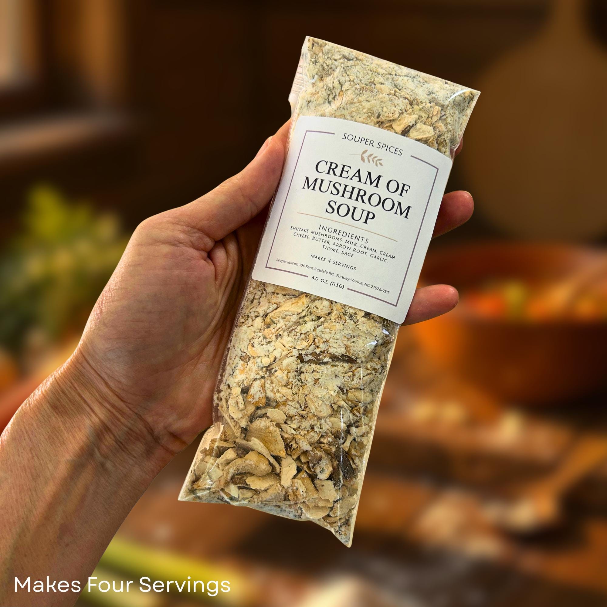 Homemade Cream Mushroom Soup Mix, Healthy Easy Family Dinner, Just Add Stock Meal Prep, Ready to Eat Comfort Food, Easy Cook, Gluten Free