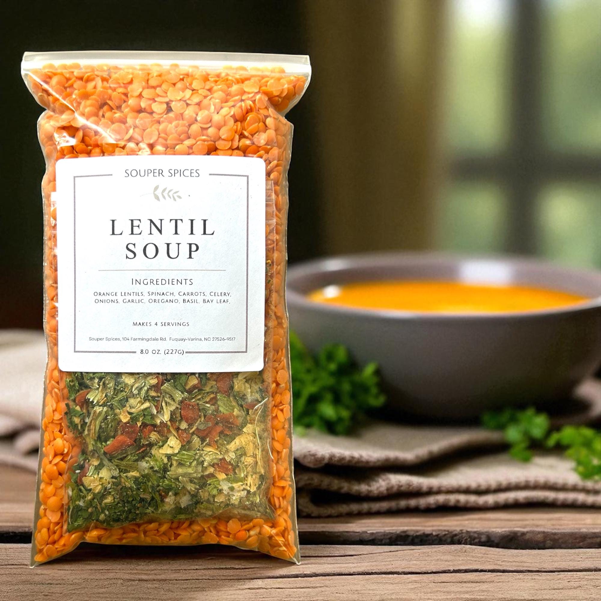 Homemade Lentil Soup Mix, Delicious Nourishing Comfort Food, All Seasons Family Favorite, Great Healthy Gift, Easy Cook, Gluten Free, Vegan