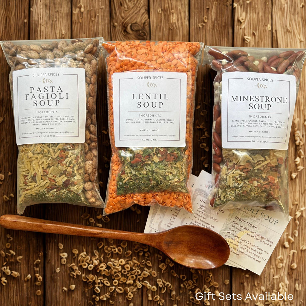 Homemade Lentil Soup Mix, Delicious Nourishing Comfort Food, All Seasons Family Favorite, Great Healthy Gift, Easy Cook, Gluten Free, Vegan