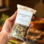 Homemade Minestrone Soup Mix, Healthy Easy Crockpot Stovetop Meal, Comfort Food Low Sodium Vegan Dinner, Great Gift Dry Soup Mix, Crockpot