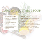 Vegetable Soup Mix, Garden Vegetable Stovetop Slow Cooker, Vegan Vegetarian Easy Meal, Low Sodium One-Pot Comfort Food, Healthy Dinner, Gift