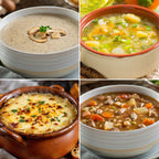 Housewarming Soup Gift Basket of 4 Mixes - 4+ Servings Each | Great Gift for New Homeowners, New Home Party, House Blessing, New House Gift