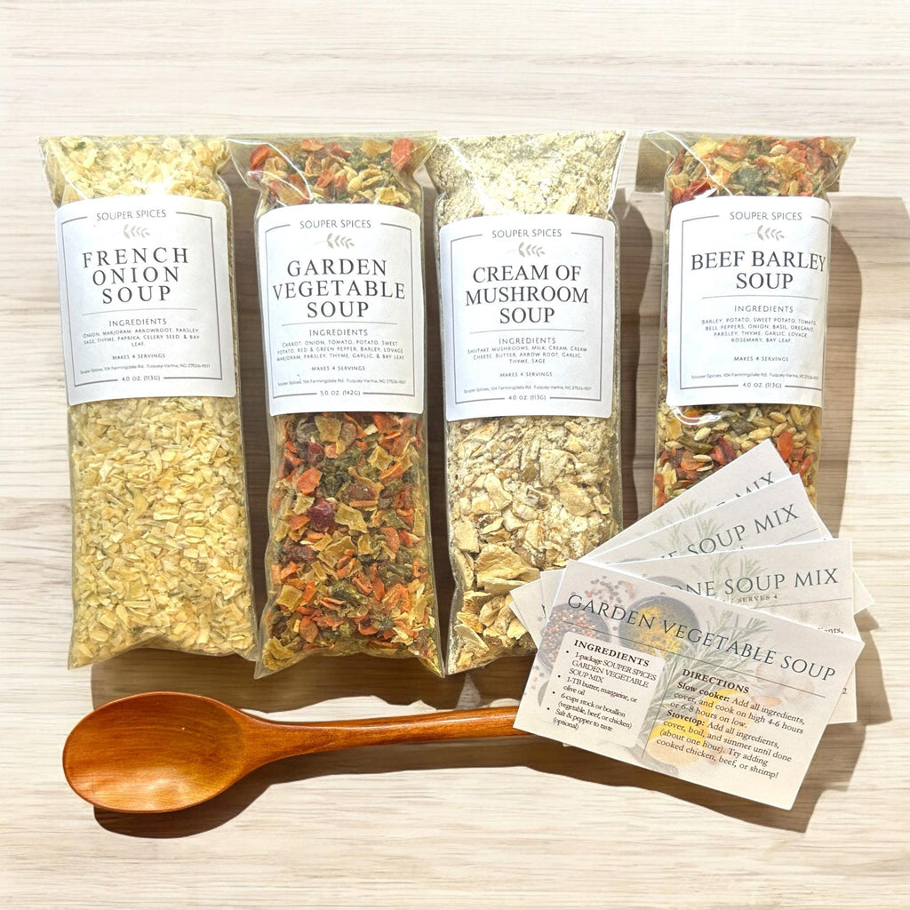 Housewarming Soup Gift Basket of 4 Mixes - 4+ Servings Each | Great Gift for New Homeowners, New Home Party, House Blessing, New House Gift