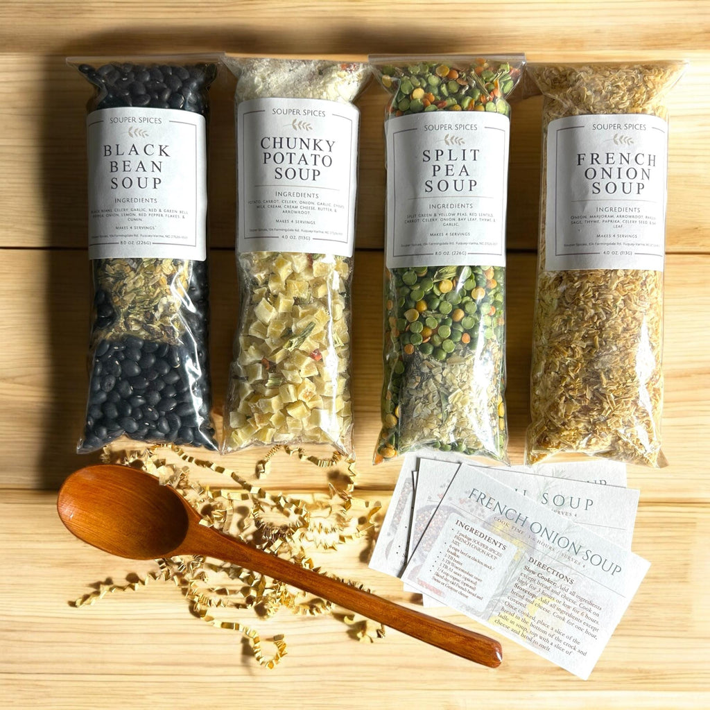 Gluten Free Homemade Soup Gift Basket | Gluten-Free Meals, GF Gourmet Dinners Gluten Intolerant Wheat-Free Easy Meal Prep Delicious & Tasty