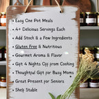 Gluten Free Homemade Soup Gift Basket | Gluten-Free Meals, GF Gourmet Dinners Gluten Intolerant Wheat-Free Easy Meal Prep Delicious & Tasty