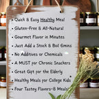 Healthy Gluten-Free Rice Ramen Gift Set, Quick Easy Noodle Meal Kit, All-Natural Gourmet Flavors, Heart Healthy Low Sodium, 8 Servings