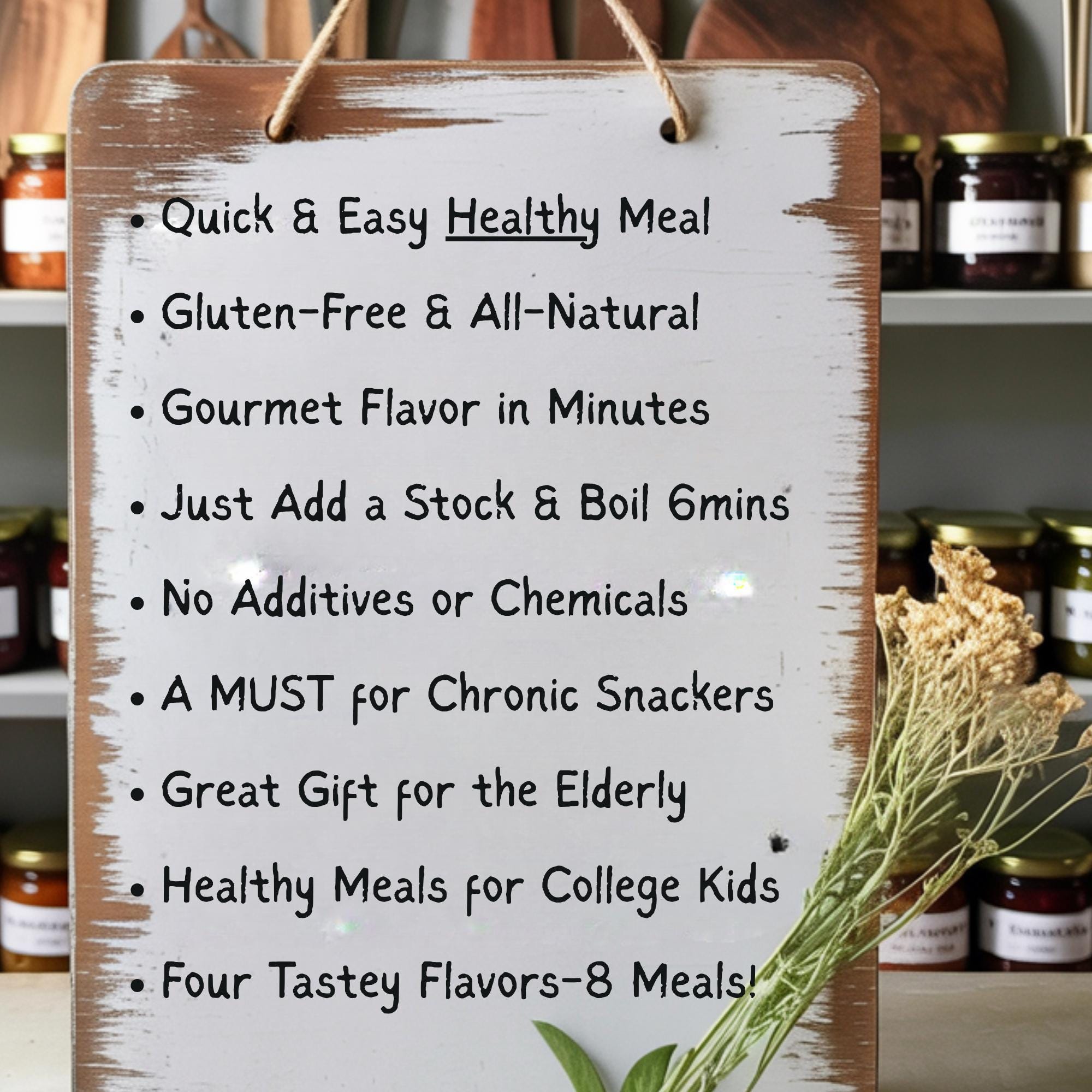 Healthy Gluten-Free Rice Ramen Gift Set, Quick Easy Noodle Meal Kit, All-Natural Gourmet Flavors, Heart Healthy Low Sodium, 8 Servings