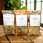 Crockpot Soup Gift Basket - Each Soup Serves 4+, Gourmet Food Gift for Busy Moms, Easy Meal Prep, Thank You, Birthday, Get Well, Slow cooker