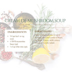 Homemade Cream Mushroom Soup Mix, Healthy Easy Family Dinner, Just Add Stock Meal Prep, Ready to Eat Comfort Food, Easy Cook, Gluten Free