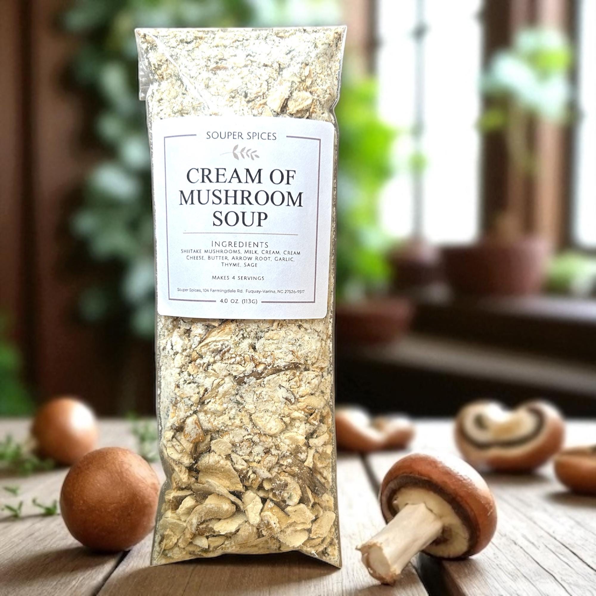 Homemade Cream Mushroom Soup Mix, Healthy Easy Family Dinner, Just Add Stock Meal Prep, Ready to Eat Comfort Food, Easy Cook, Gluten Free