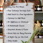 Chili Lovers Gift Set, Spicy Black Bean Chili Mix, Easy Homemade Comfort Food, Low Sodium Healthy Dinner, Crockpot One Pot Meal Gift for Him