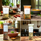 Crockpot Meals Gift Basket - 4+ Servings Each | Easy Soup, Chili, & Beans, Gourmet Food Gift for Busy Families, Fast Meal Prep, Slow cooker