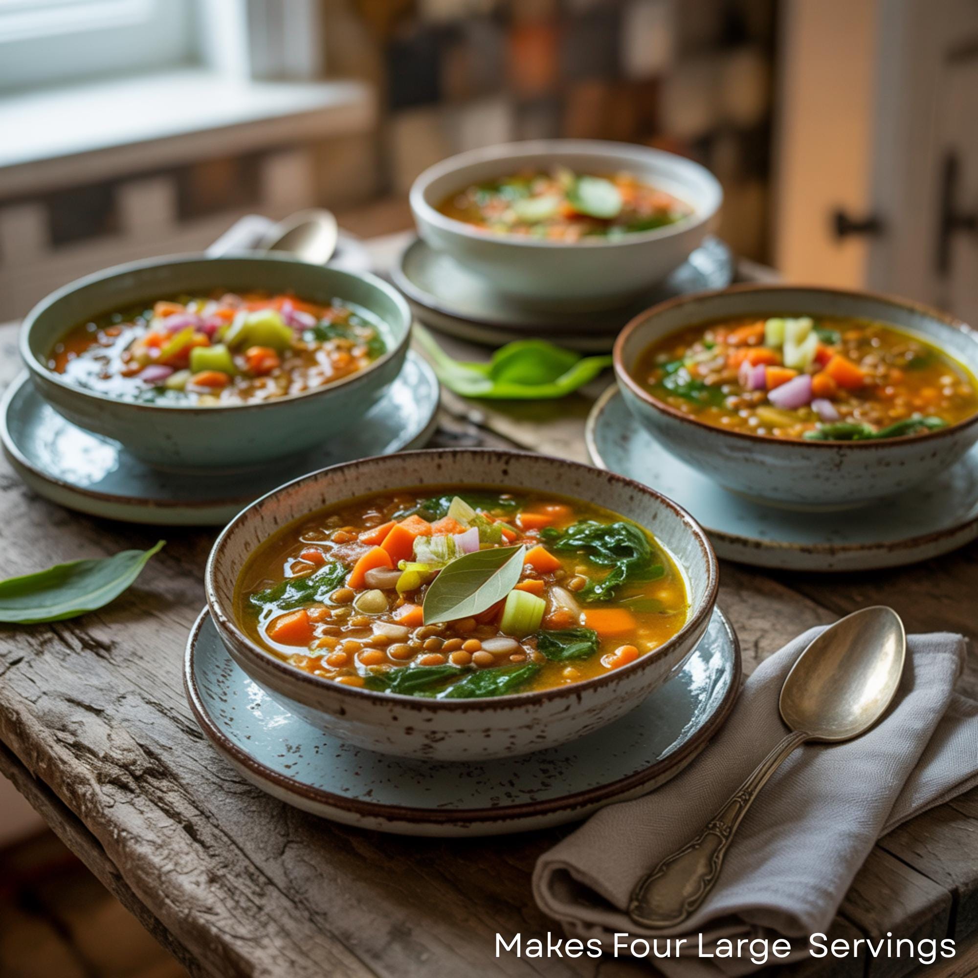 Homemade Lentil Soup Mix, Delicious Nourishing Comfort Food, All Seasons Family Favorite, Great Healthy Gift, Easy Cook, Gluten Free, Vegan