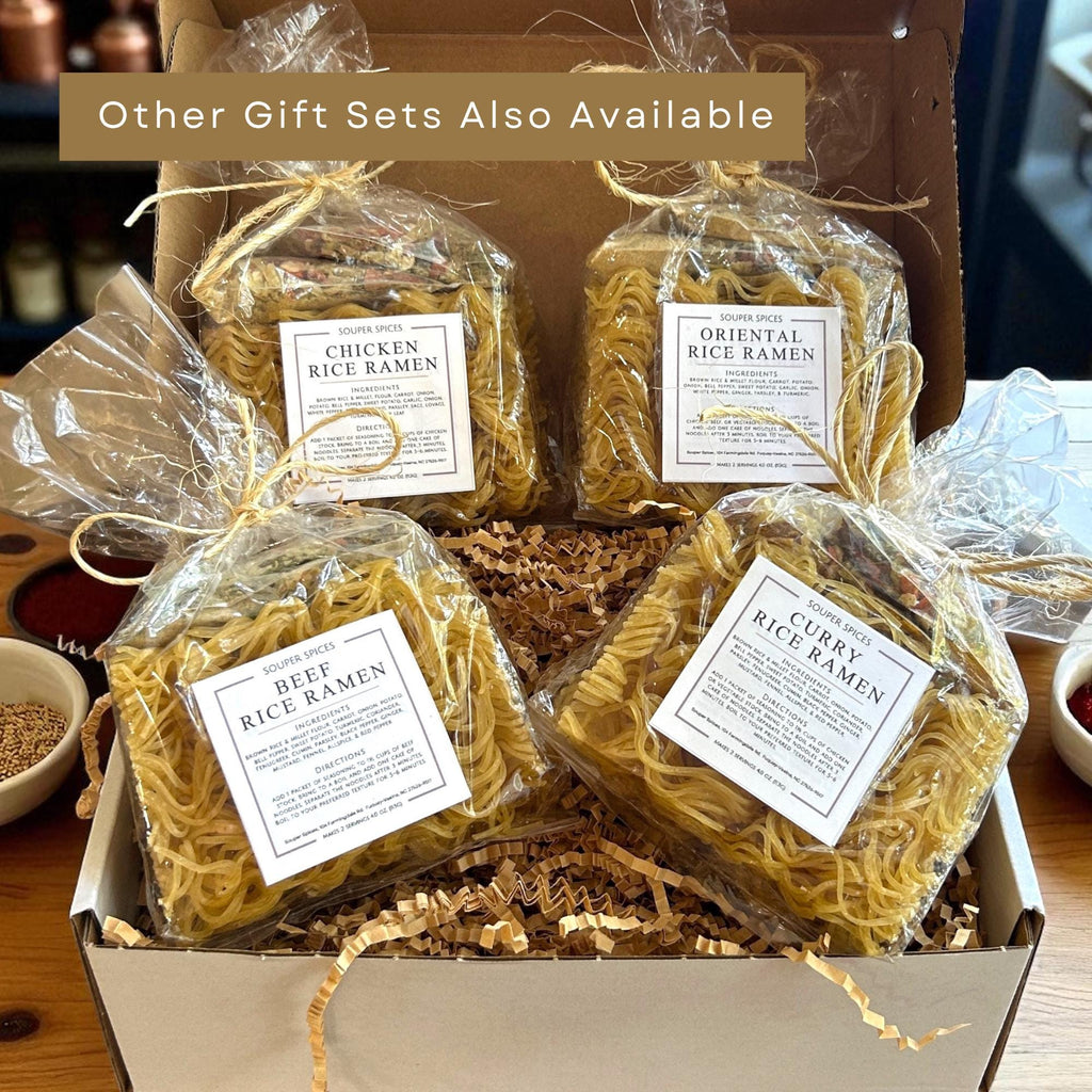 All-Natural Gourmet Rice Gift Set (4), Easy Healthy Gluten-Free Meals, Low-Sodium Vegan Comfort Food Care Package, Thinking Of You, Get Well