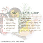 All-Natural Pantry Staple Soup Gift Set (6), Homemade Healthy Easy Meals, Low-Sodium Comfort Food Care Package, Great Gift for Busy Family