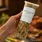 All-Natural Pantry Staple Soup Gift Set (6), Homemade Healthy Easy Meals, Low-Sodium Comfort Food Care Package, Great Gift for Busy Family