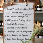 Valentine's Day Soup Gift Set, Homemade All-Natural Healthy Meal Mixes, Low-Sodium Vegan Comfort Food Care Package for Her, Present for GF