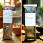 Chili Lovers Gift Set, Spicy Black Bean Chili Mix, Easy Homemade Comfort Food, Low Sodium Healthy Dinner, Crockpot One Pot Meal Gift for Him