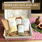 Homemade Easy Thanksgiving Dinner Kit, New Cooks Holiday Meal Kit for Four, Turkey Stuffing Cranberry Mashed Potatoes Italian Dressing Gift
