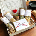 Valentine's Day Soup Gift Set, Homemade All-Natural Healthy Meal Mixes, Low-Sodium Vegan Comfort Food Care Package for Her, Present for GF