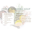 Get Well Soon Gift Box | Homemade Chicken Noodle Soup Mix, Comfort Food Care Package, Thinking of You Gift, Sympathy Food Present for Her