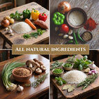Gourmet Rice & Vegetable Gift Set (4), Healthy Easy Meal Prep Meals, Nutritious Comfort Food for Busy Families, Thinking Of You, Get Well