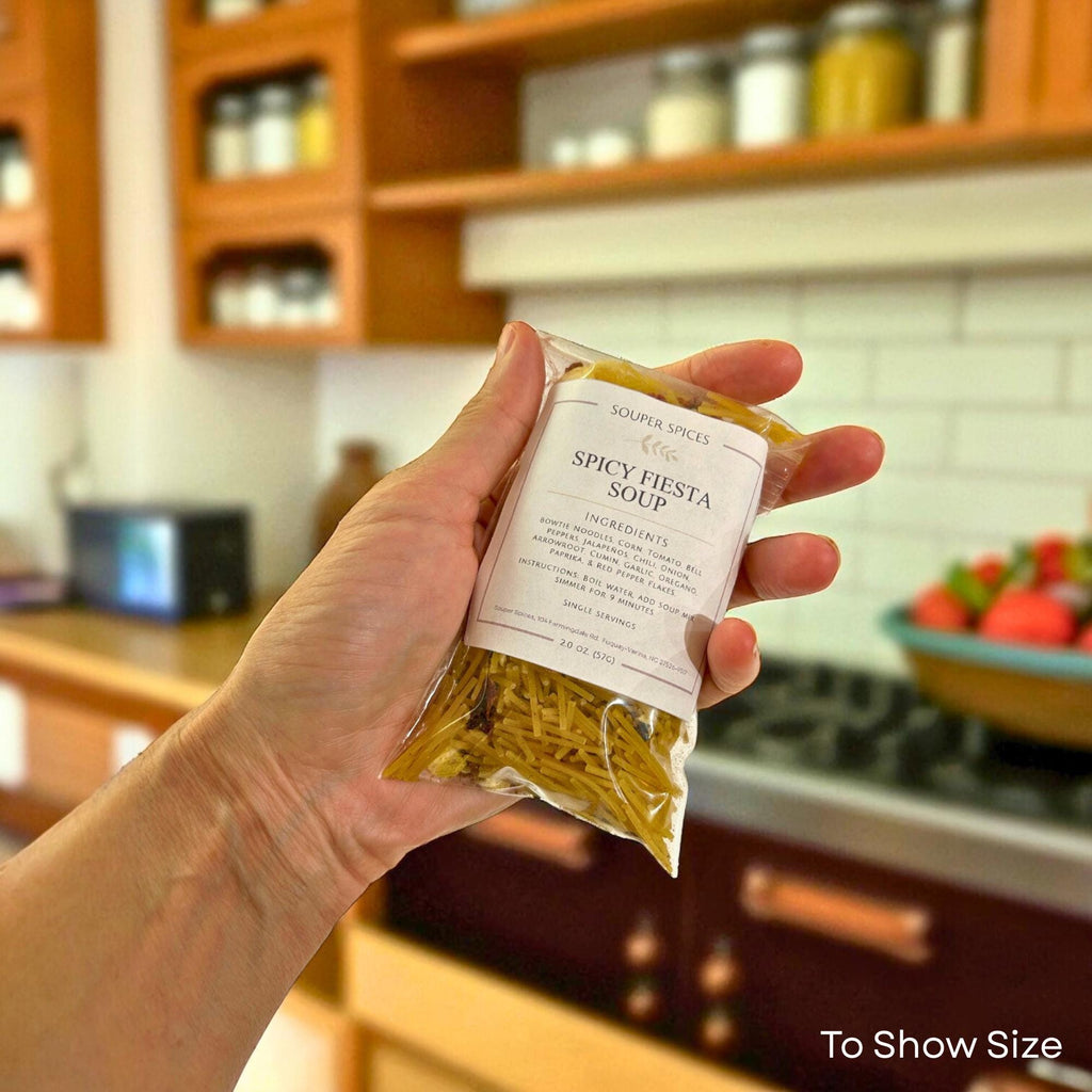 Easy Pasta Soup Mix - 8 Single Serving Healthy Quick Meals for Kids, Teens & College Students, Gift Box For Single People, Stocking Stuffers