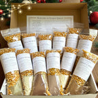 Family Popcorn Gift Set | 12 Unique Flavors for Movie Night, Perfect Foodie Present, Christmas Gift for Families, Stocking Stuffers Present