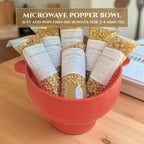 Hot & Spicy Popcorn Gift Set, Microwavable Popcorn Maker, 6 Gourmet Seasoning Blends, Unique Foodie Present, Christmas Birthday Teen Gift