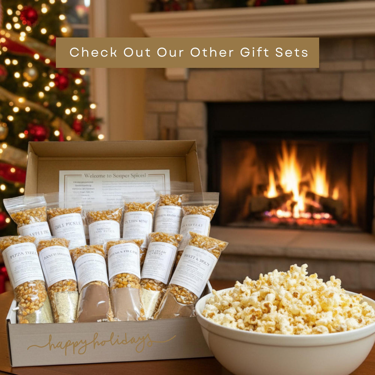 Gourmet Popcorn Bundle, Unique KFC Old Bay Flavors, Specialty Seasoning Set, Fun GF Snack Box, Movie Night Treats, Birthday Christmas Gift