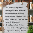 Homemade Soup & Salad Gift Box, 4 Mixes, Chicken Noodle, Garden Vegetable Soup, Easy Meal Prep Kit, Italian Ranch Dressing Comfort Food Gift