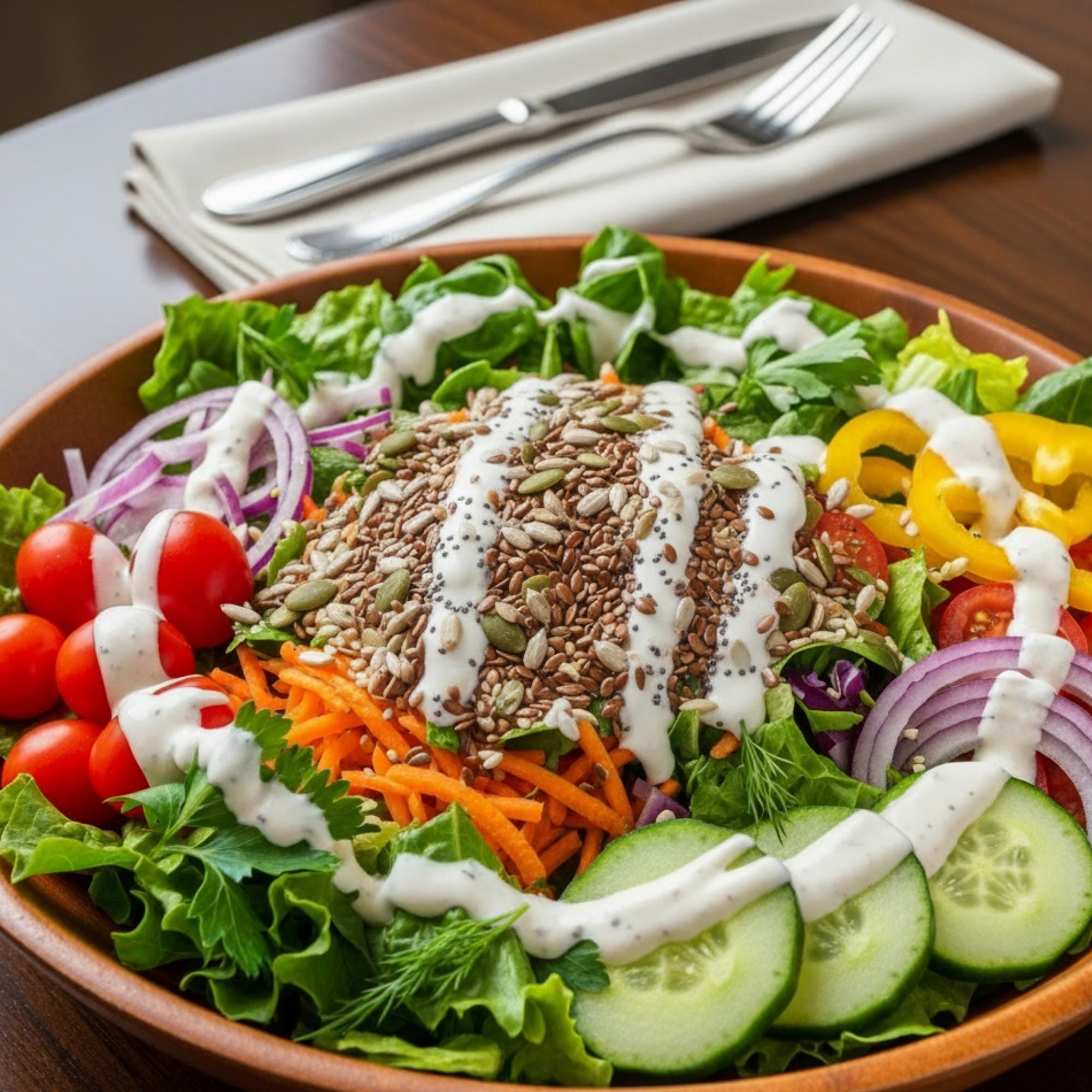 Salad Lovers Gift Box | Homemade Italian & Ranch Dressing Mix Kit, Gourmet Foodie Gift, Healthy Food Care Package for Her Christmas Present