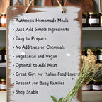 Italian Food Lovers Gift Set | Heart Healthy Meals, Low Sodium Comfort Food, Easy Dinner Soups & Couscous
