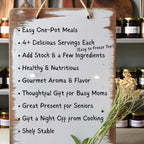 All-Natural Pantry Staple Crockpot Gift Set (6), Homemade Healthy Easy Meals, Low-Sodium Comfort Food Care Package, Gift for Busy Family