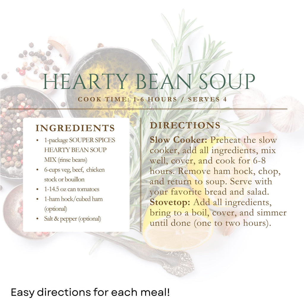 All-Natural Pantry Staple Crockpot Gift Set (6), Homemade Healthy Easy Meals, Low-Sodium Comfort Food Care Package, Gift for Busy Family