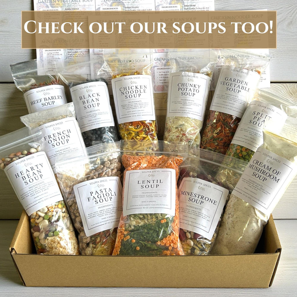 Gourmet Beef Seasoning Blend Gift Set | Gluten-Free, Low Sodium, Herb Rub, Recipe Cards & Spoon