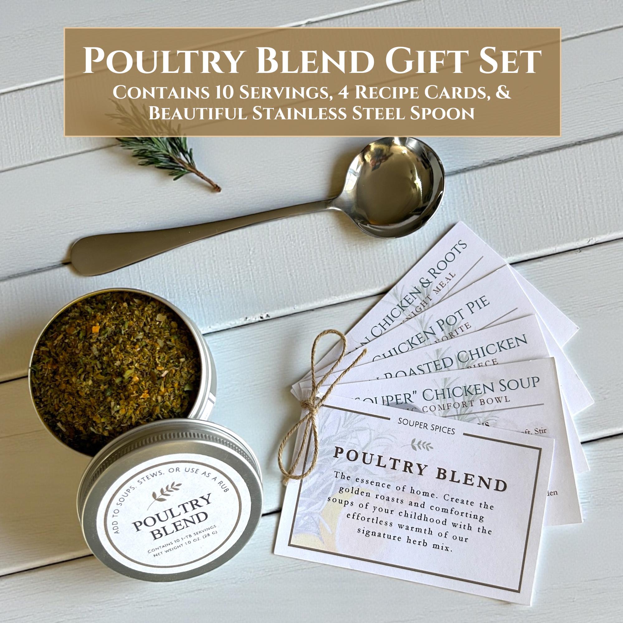 Gourmet Poultry Seasoning Gift Set | No Sodium Chicken & Turkey Rub