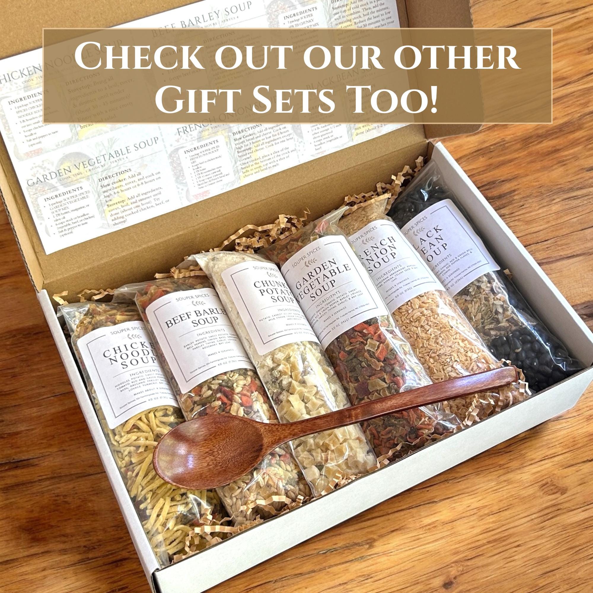 Herb Blends for Homemade Meals Gift Set of 6, Unique Small-Batch Spice Mixes for Homemade Meals, Healthy Easy Seasoning Starter Kit, No Salt