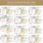 12 Homemade Soup Mix Gift Box - Easy Healthy Family Meals, Simple Meal Prep, Gourmet Dried Soup Kit, Comfort Food Gift for Busy Moms